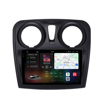 Navigatie Dedicata Dacia Logan Sandero (2012-2020), 2K, 12Gb Ram, 256Gb Stocare, Carplay