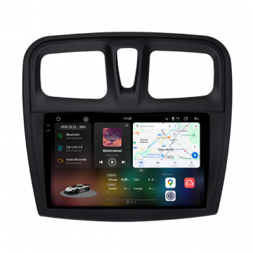 Navigatie Dedicata Dacia Logan Sandero (2012-2020), 2K, 12Gb Ram, 256Gb Stocare, Carplay