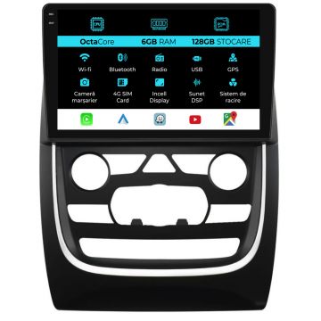 Navigatie Dedicata Dodge Durango (2014-2020), 9Inch, 6Gb Ram, 128Gb Stocare, Carplay