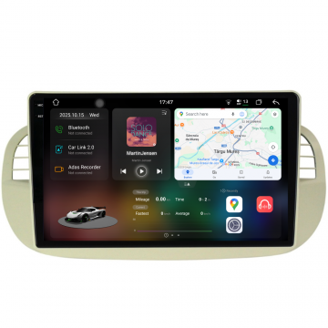 Navigatie Dedicata Fiat 500 (2007-2015), 2K, 12Gb Ram, 256Gb Stocare, Carplay