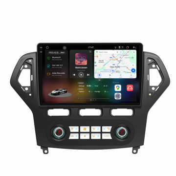 Navigatie Dedicata Ford Mondeo (2007-2014), 2K, 12Gb Ram, 256Gb Stocare, Carplay - Clima Automata