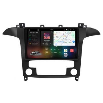 Navigatie Dedicata Ford S-Max (2006 - 2015), 2K, 12Gb Ram, 256Gb Stocare, Carplay, Clima automata