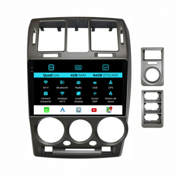 Navigatie Dedicata Hyundai Getz (2001-2011),QuadCore, 9Inch, 4Gb Ram, 64Gb Stocare, Carplay