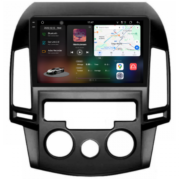 Navigatie Dedicata Hyundai I30 (2007-2012), 2K, 12Gb Ram, 256Gb Stocare, Carplay, Clima manuala