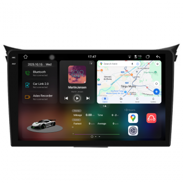 Navigatie Dedicata Hyundai I30 (2011-2015), 2K, 12Gb Ram, 256Gb Stocare, Carplay