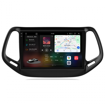 Navigatie Dedicata Jeep Compass (2016-2020), 2K, 12Gb Ram, 256Gb Stocare, Carplay