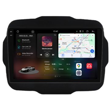 Navigatie Dedicata Jeep Renegade (2016-2020), 2K, 12Gb Ram, 256Gb Stocare, Carplay