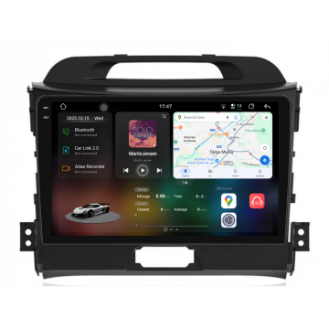 Navigatie Dedicata Kia Sportage (2010-2016), 2K, 12Gb Ram, 256Gb Stocare, Carplay