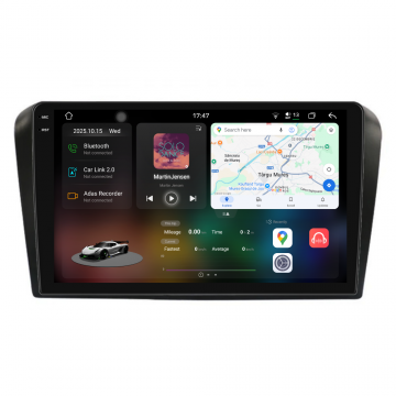 Navigatie Dedicata Mazda 3 (2003-2009), 2K, 12Gb Ram, 256Gb Stocare, Carplay