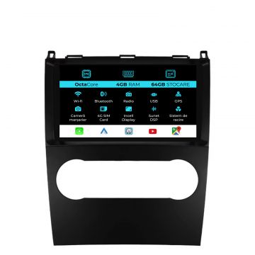 Navigatie Dedicata Mercedes Benz A B Class (2004-2011), 9Inch, 4Gb Ram, 64Gb Stocare, Carplay