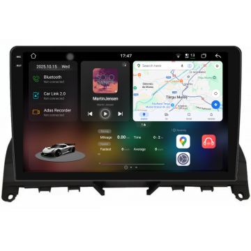 Navigatie Dedicata Mercedes C-Class W204 S204 (2006-2013), 2K, 12Gb Ram, 256Gb Stocare, Carplay