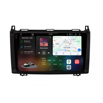 Navigatie Dedicata Mercedes Vito Sprinter Viano B200 A B Class (2005-2012), 2K, 12Gb Ram, 256Gb Stocare, Carplay