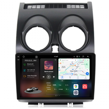 Navigatie Dedicata Nissan Qashqai J10 (2007-2013), 2K, 12Gb Ram, 256Gb Stocare, Carplay