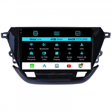 Navigatie Dedicata Opel Corsa F (2019-2023), 9Inch, 4Gb Ram, 64Gb Stocare, Carplay