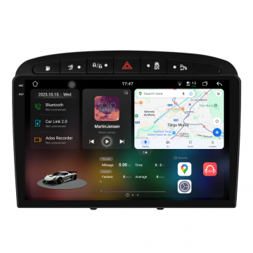 Navigatie Dedicata Peugeot 308 408 (2008-2013), 2K, 12Gb Ram, 256Gb Stocare, Carplay