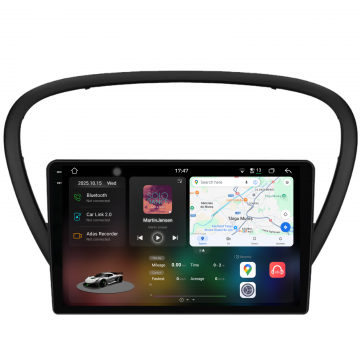 Navigatie Dedicata Peugeot 607 (2004-2011), 2K, 12Gb Ram, 256Gb Stocare, Carplay