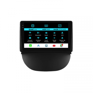 Navigatie Dedicata Renault Symbol (2003-2008),QuadCore, 9Inch, 4Gb Ram, 64Gb Stocare, Carplay