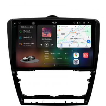Navigatie Dedicata Skoda Octavia 2 (2004-2013), 2K, 12Gb Ram, 256Gb Stocare, Carplay