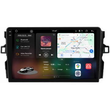 Navigatie Dedicata Toyota Auris (2006 - 2012), 2K, 12Gb Ram, 256Gb Stocare, Carplay