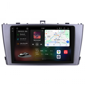 Navigatie Dedicata Toyota Avensis (2008-2015), 2K, 12Gb Ram, 256Gb Stocare, Carplay