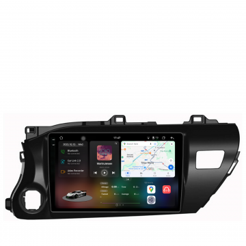 Navigatie Dedicata Toyota Hilux 2015+, 2K , 12Gb Ram, 256Gb Stocare, Carplay