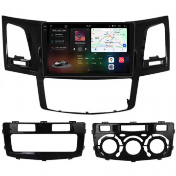 Navigatie Dedicata Toyota Hilux VII (2004-2015), 2K, 12Gb Ram, 256Gb Stocare, Carplay