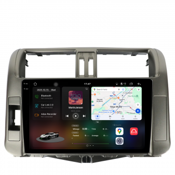 Navigatie Dedicata Toyota Land Cruiser Prado J150 (2009-2013), 2K, 12Gb Ram, 256Gb Stocare, Carplay
