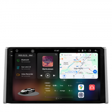Navigatie Dedicata Toyota Rav4 (2018-2024), 2K, 12Gb Ram, 256Gb Stocare, Carplay
