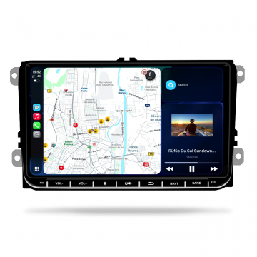 Navigatie Dedicata Volkswagen, 9Inch, 8Gb Ram, 256Gb stocare, Carplay, Android Auto