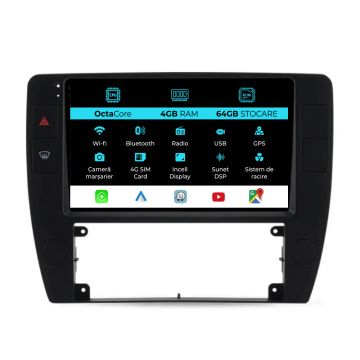 Navigatie Dedicata Volkswagen Passat B5 (2000-2005), 9Inch, 4Gb Ram, 64Gb Stocare, Carplay