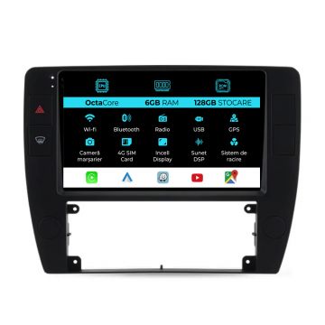 Navigatie Dedicata Volkswagen Passat B5 (2000-2005), 9Inch, 6Gb Ram, 128Gb Stocare, Carplay