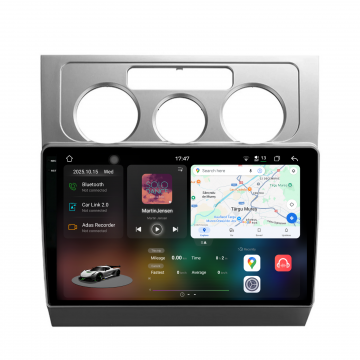 Navigatie Dedicata Volkswagen Touran (2003-2010), 2K, 12Gb Ram, 256Gb Stocare, Carplay