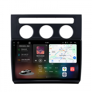 Navigatie Dedicata Volkswagen Touran (2003-2010), 2K, 12Gb Ram, 256Gb Stocare, Carplay