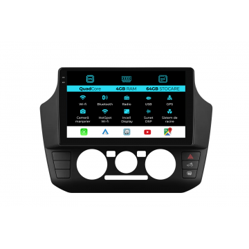 Navigatie Dedicata Volkswagen Up (2017-2023),QuadCore, 9Inch, 4Gb Ram, 64Gb Stocare, Carplay
