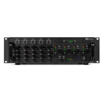 Amplificator matrix Power Dynamics PAM2004, cu 4 zone, 100V, 800W, Bluetooth