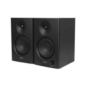 Boxe studio Edifier MR4-BK, 42W, RCA, AUX, iesire casti, Jack 3.5mm, negre