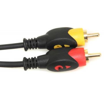 Cablu 2RCA la 2RCA, lungime 10m, Cabletech CA10RR
