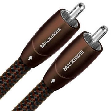 Cablu audio 2RCA-2RCA, lungime 1m, culoare maro, Audioquest Mackenzie AUDHC-AQ-MKENZIE01