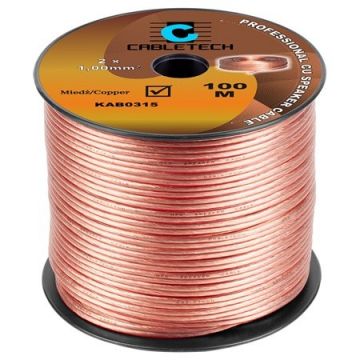 cablu difuzor 1.0mm cu transparent