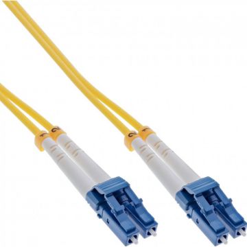 Cablu fibra optica Duplex Single mode LC - LC OS2 3m, InLine IL88656J
