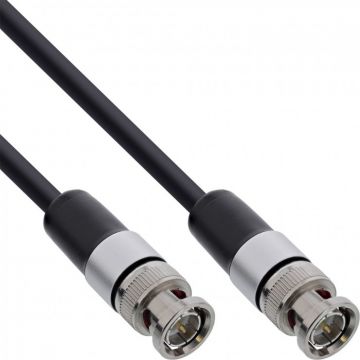 Cablu video BNC 12G-SDI 4K60Hz 75 Ohm T-T 10m, InLine IL10810S