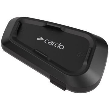 CARDO Interfon pentru motociclete Cardo Spirit SPRT0001, Bluetooth, WiFi, date mobile, raza 400 m, USB, Negru