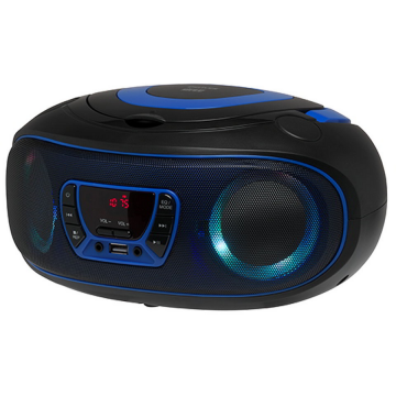 DENVER Radio cu ceas, Denver, 230 V, 26 cm x 22,5 cm x 13 cm, Albastru (111141300010)