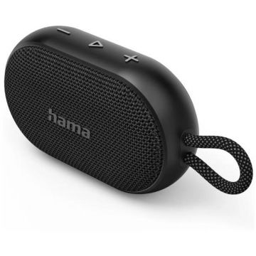 Hama Boxa portabila Hama Buddy 3.0, True Wireless, Bluetooth, IPX7, 6W, Negru
