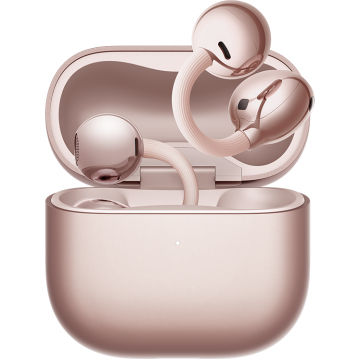 Huawei Casti Open-Ear Huawei FreeClip 2, True Wireless, Bluetooth, IP57, Autonomie 38 ore, Rose Gold