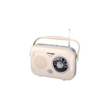Hyundai Radio Hyundai  PR100 Retro, alb