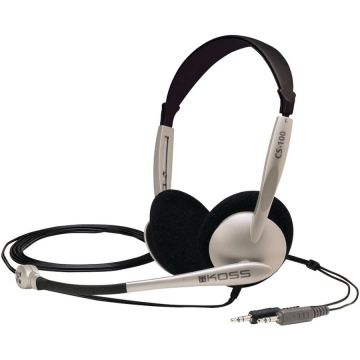 Koss Casti Koss CS100 BX V2, on-ear, cu microfon, 3.5mm, 32 Ohm