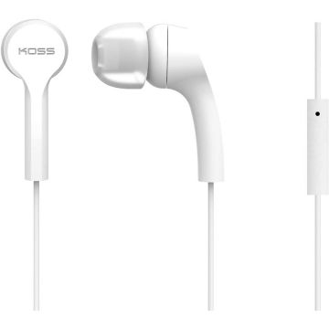 Koss Koss KEB9iW SBS Headphones, In-Ear, Wired, Microphone, White