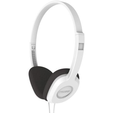 Koss Koss KPH8w Headphones, On-Ear, Wired, White