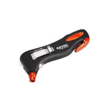 Manometru pentru pneuri EXTOL PREMIUM 8863050 URGENȚĂ 5in1